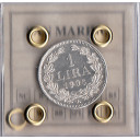 1906 1 Lira argento San Marino  Q/Fdc Sigillata Periziata